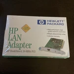 Vtg Hewlett Packard Desk Direct 10MPS Pci Lan Adapter 10BT, J2973A New. Fixed Price $31.50.