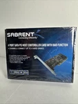 Sabrent 4 Port Sata Pci Host Controller Card With Raid Function New. Fixed Price $27.18.