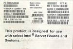 Intel RMS25JB040 Integrated Raid Module 6 Gb/s Sas/sata Pciex 8 GEN2 Open Box. Fixed Price $119.00.