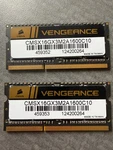 Corsair (2X8GB) PC3-12800 (DDR3-1600) Memory (CMSA16GX3M2A1600C10). Fixed Price $40.00.
