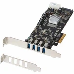 Startech.com PEXUSB3S44V 4-PORT Pcie 3.0 Card 5GBPS Uasp SATA/LP4. Fixed Price $153.57.