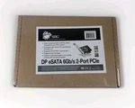 Siig Dp Esata 6GB/S 2-PORT Pcie (SC-SA0M11-S1) New. Fixed Price $24.88.