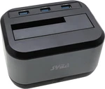 Syba Usb 3.0 Sata Hard Drive Docking Station Port Hub (SY-ENC50082) 2.5" 3.5". Fixed Price $17.99.