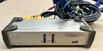 Used Aten 2-PORT Usb Vga Dual Display/audio Kvmp Switch + Cables. Fixed Price $89.81.
