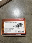 New Startech.com 2 Port Pcie Sata Ii Controller Card. Fixed Price $15.00.