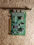 Pci Firewire Card MP6306 Controller Port External 1 Internal VT6306. Fixed Price $18.00.