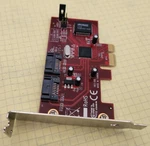 Addonics I103-00E AD2SA3GPX1 Pcie 2-PORT Sata Raid Controller Card. Fixed Price $19.50.