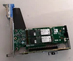 Dell Bundle 0JV70F Server Controller Card W/ 2X 240GB M.2 Ssd + Riser Cage. Fixed Price $117.00.