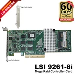 Oracle Lsi Megaraid 9261-8I Sas 6GBPS 8-PORTS Pcie 2.0 X8 Controller 047503. Fixed Price $46.63.