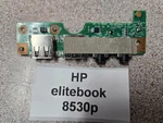 Hp Elitebook 8530P Usb Audio Port Board 48.4V802.011 495065-001. Fixed Price $8.98.