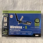 Linksys WMP54G Wireless Pci Adapter New Sealed. Fixed Price $29.99.