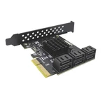 Pci-e 4X To Port SATA3.0 Expansion Card Adapter For Asmedia ASM1166 Master. Fixed Price $37.94.