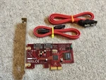 Rosewill RC-211 Sata Ii 3G Port Raid Pci-e X1 Adapter With Cables. Fixed Price $11.00.