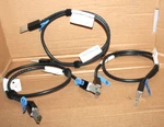 Lot Of Ibm / Foxconn Sas Black 1M 4X Ai-cable 44V4041 L35939, E208251-28AWG. Fixed Price $18.00.