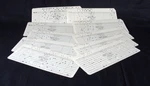 Ibm 5081 Vintage Data Processing Punch Cards 25-PACK (7.5 X 3.5 In). Fixed Price $5.00.