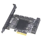 Port Pci-e Expansion Card Board Adapter X4X8X16 6G SATA3.0 For Asmedia. Fixed Price $35.33.