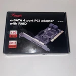 Rosewill E-sata 4 Pci Adapter With Raid 1.5G Esata Support. Fixed Price $24.99.