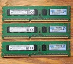 Micron 12GB (3X4GB) 2RX8 PC3-12800E MT18JSF51272AZ-1G6K1ZE Server Ram. Fast Ship. Fixed Price $24.99.