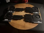 2 Dell Oem Precision 7560 Cpu / Graphics Cooling Heatsink Fan AMA01 8RVMW. Fixed Price $100.00.