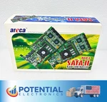 Minimal Use Areca ARC-1120 Ver. 1.2 8-PORT Raid 6 Sata Pci-x Controller Card. Fixed Price $89.99.