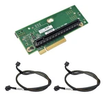 Zt Systems Riser Card T29011201 Pcie X16 2X Minisas Hd SFF-8643 +cable. Fixed Price $70.63.