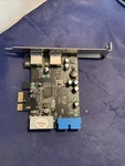 Vantec UGT-PC345 4-PORT Superspeed Usb 3.0 Pci Express Host Card PC2. Fixed Price $17.99.