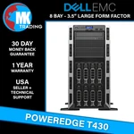 Dell Poweredge T430 8B Lff 5U Server -V1- Choose Cpus/ram/drives Wholesale. Fixed Price $2726.00.