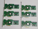 (lot Of 6) Lsi Logic SAS3041E-HP 4-PORT Pci-e Sata Raid Controller Card. Fixed Price $90.00.