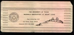 2 Vintage Ibm Punch Cards With Mcdonald Observatory Logo Fort Davis Tx 1800. Fixed Price $5.98.