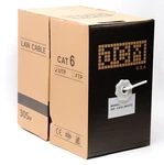 White 1000FT CAT6 Lan Ethernet Cable / Pull Box Utp CAT-6 Cca Network Wire Roll. Fixed Price $74.95.